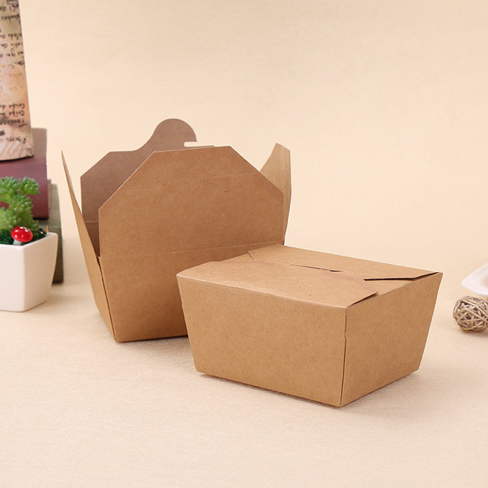 Meal Prep Delivery - 20 Adet Kraft Kağıt Gıda Saklama
