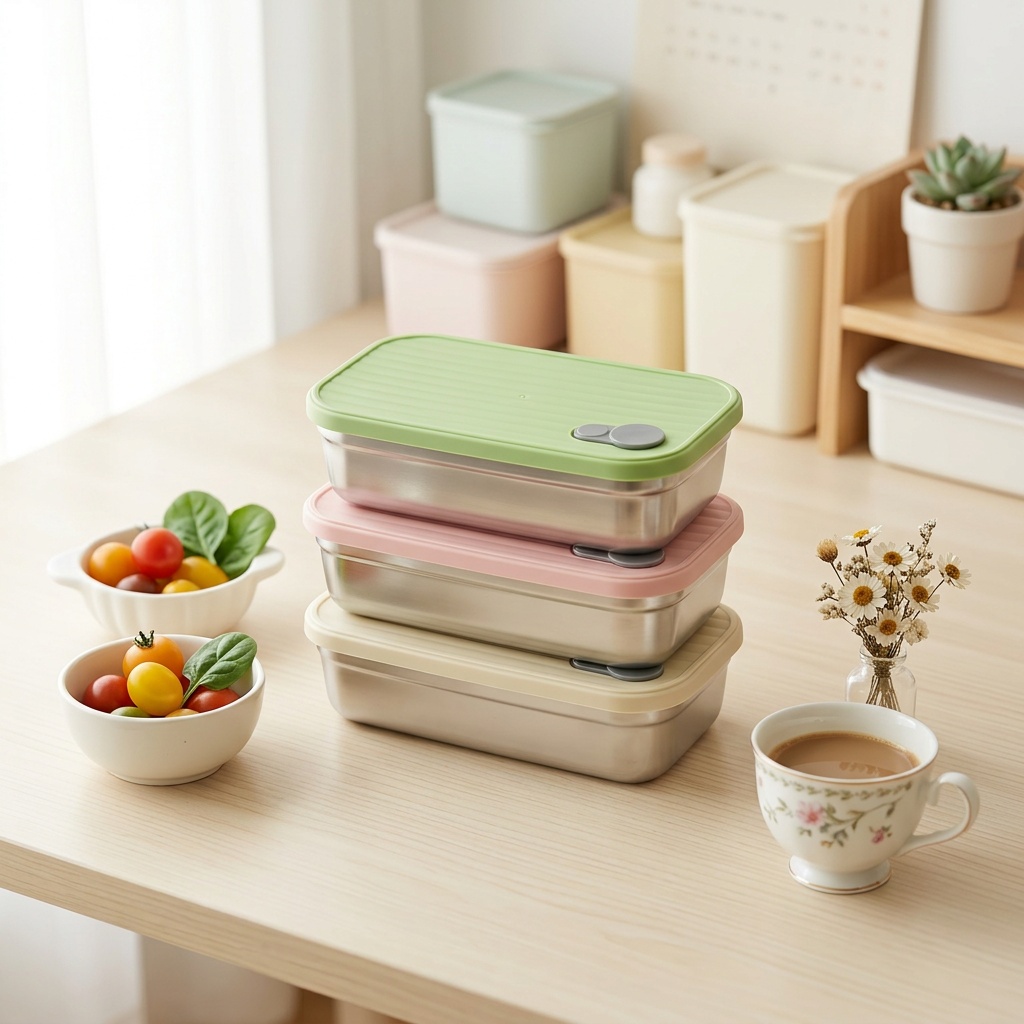 Meal Preparation - Paslanmaz Çelik Bento Kutusu Metal Öğle
