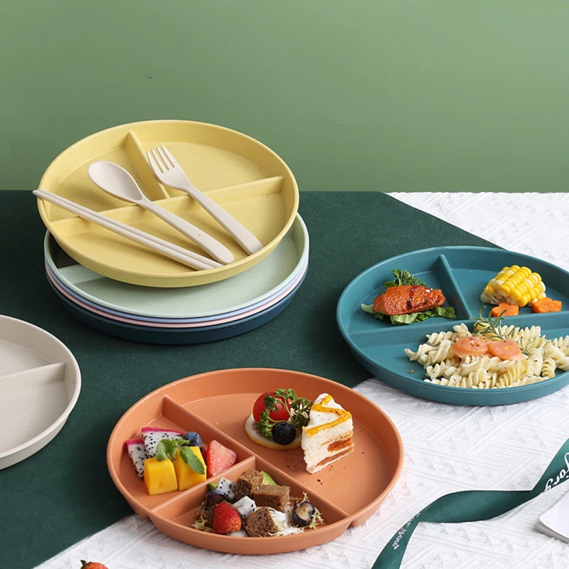 Meal Prep Weight Loss - Porsiyon Kontrol Tabakları Bölmeli Servis Tabağı