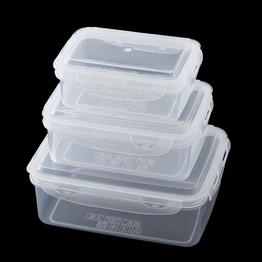 Meal Prep Kinder - 7 boyutları plastik Bento kutusu piknik