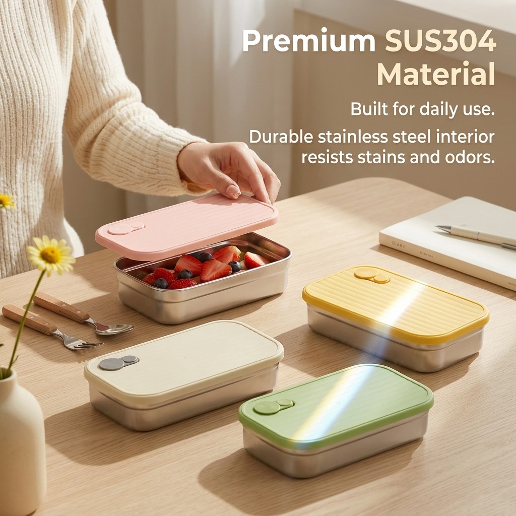Paslanmaz Çelik Bento Kutusu M - Meal Preparation incelemesi ve fiyatı