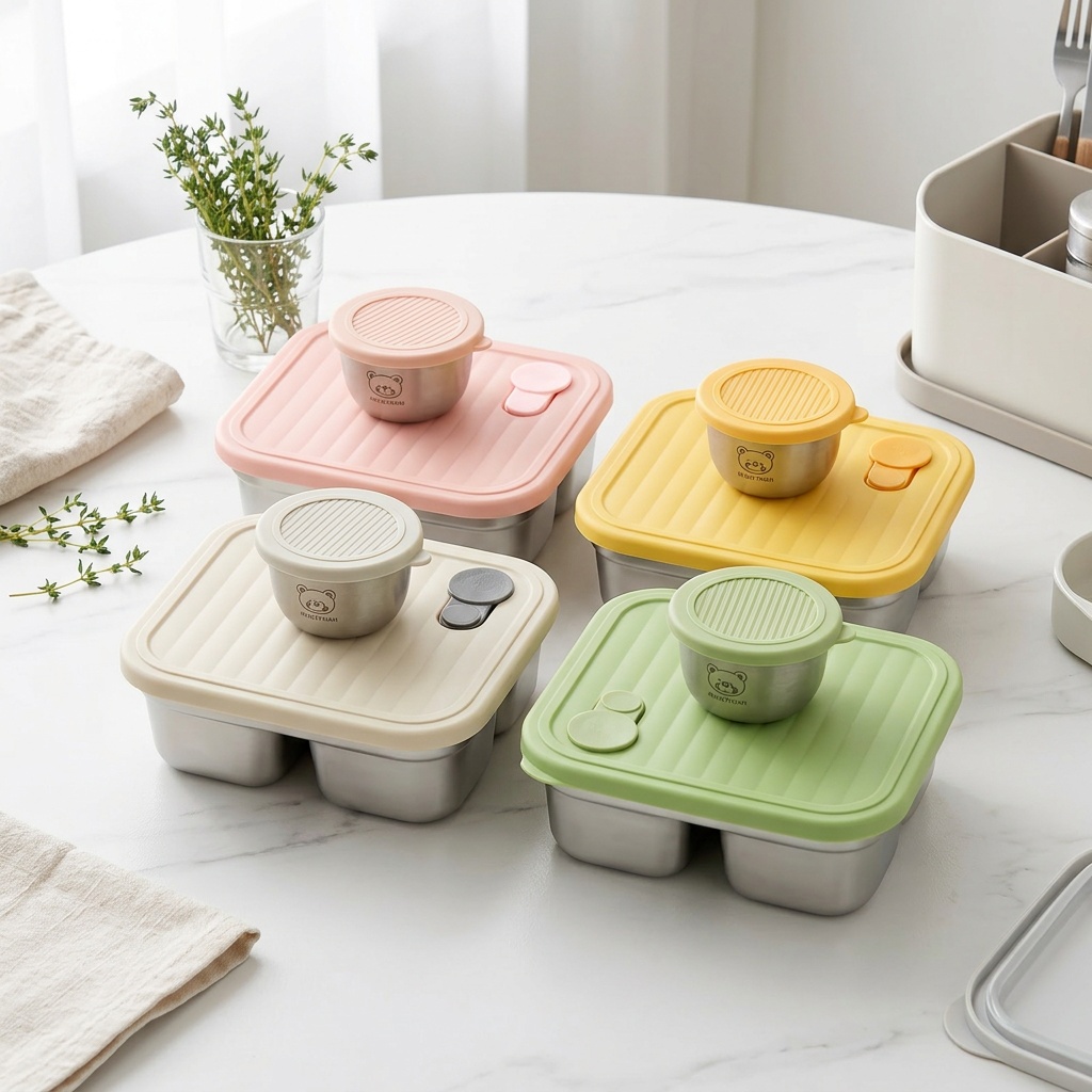 304 Paslanmaz Çelik Bento Öğle - Meal Prep Kinder incelemesi ve fiyatı