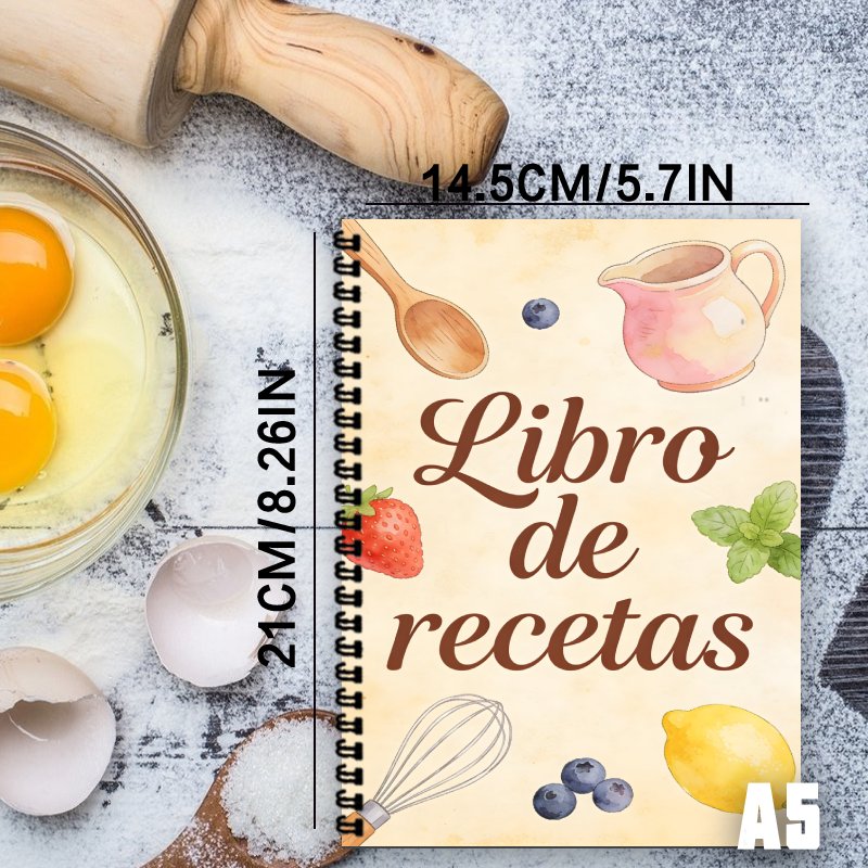 A5 Kağıt İspanyolca Tarif Kita - Meal Prep Healthy Recipes incelemesi ve fiyatı