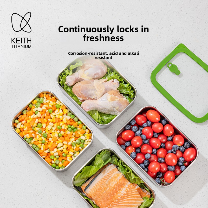 800ml Saf Titanyum Öğle Yemeği - Meal Prep No Microwave incelemesi ve fiyatı