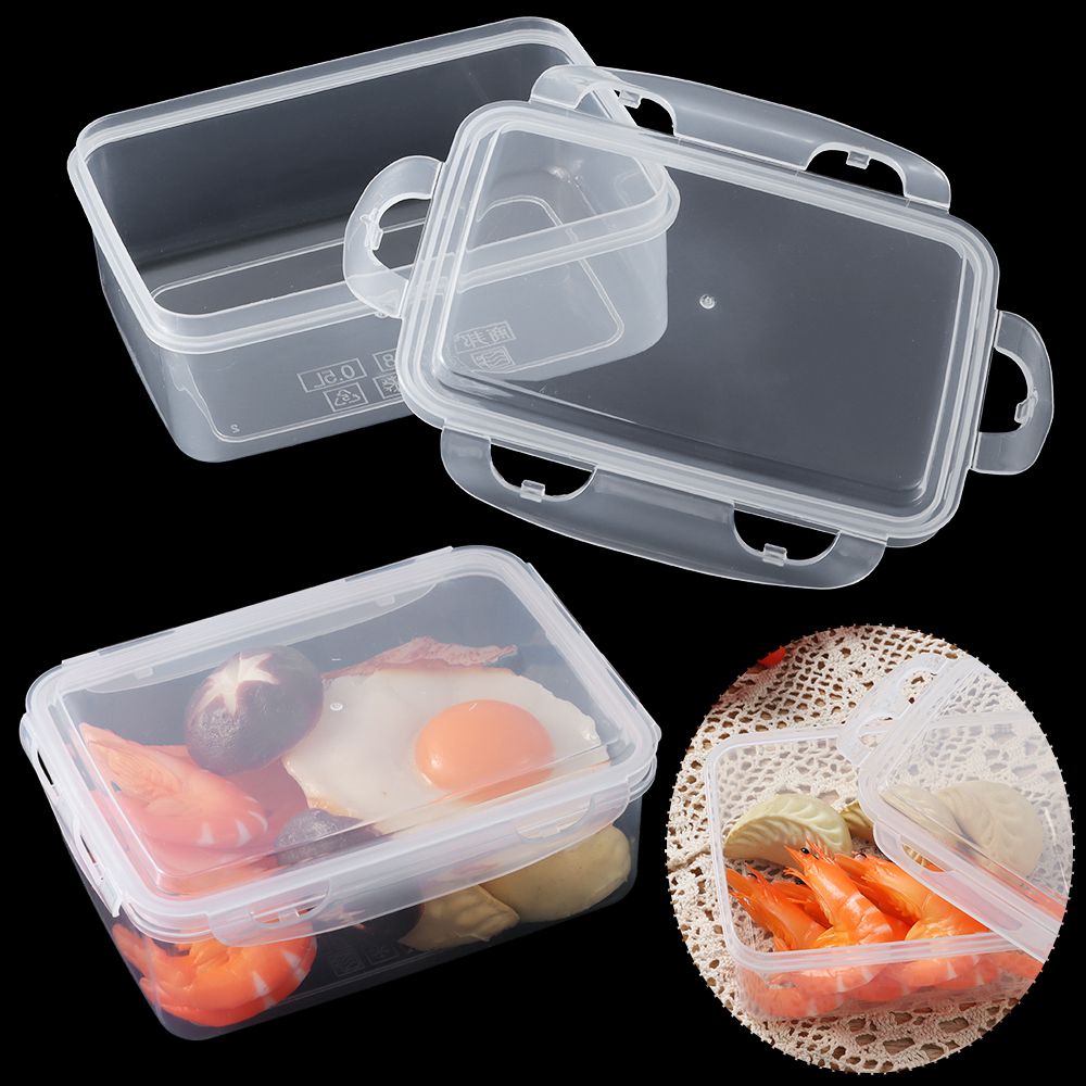 7 boyutları plastik Bento kutu - Meal Prep Kinder incelemesi ve fiyatı